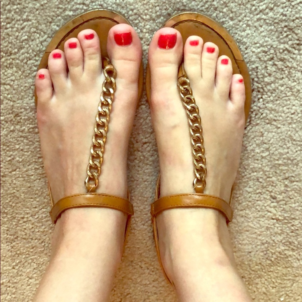 Chain sandals